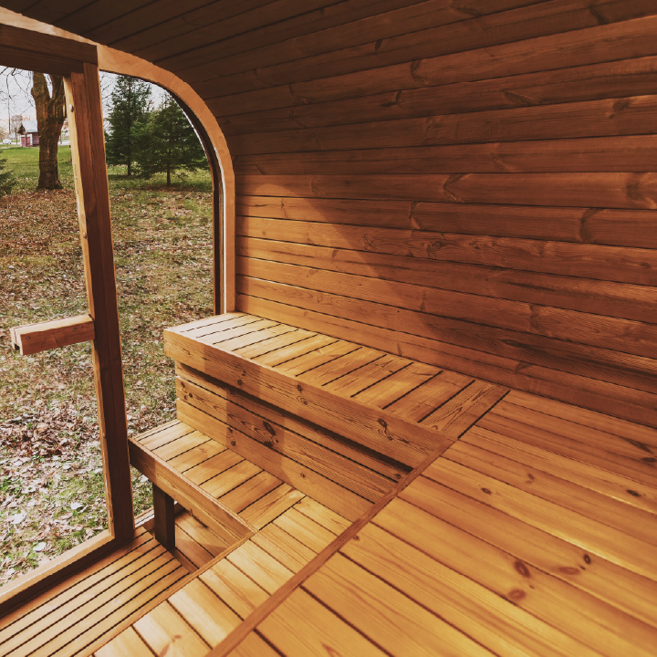 Mande MW16 Sauna ThermoWood Outdoor Sauna - Premium Outdoor Relaxation Experience