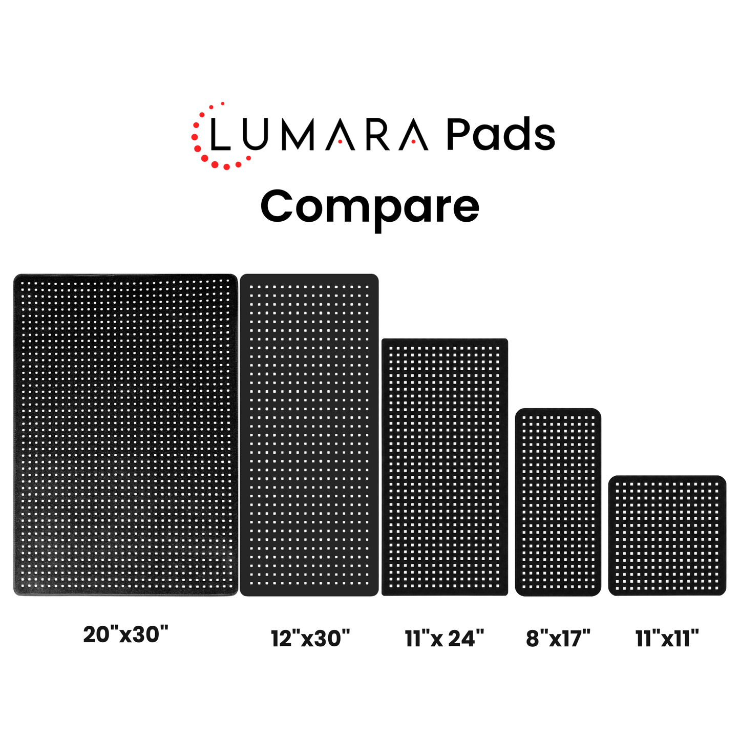 Lumara Pads - 9 sizes and variations