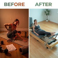 ArcadiaPilates Élan Reformer Pro — Before & After