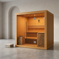 Solstice Elite Horizon Indoor Sauna — Studio Shot