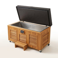 TimberChill Glacier Pro Cedar Cold Plunge — Studio Shot