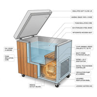 TimberChill Glacier Pro Cedar Cold Plunge — How It Works