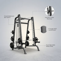 VulcanPrime SMX 900 Counterbalanced Smith Machine — infographic