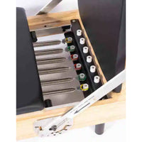Pilates Reformer Built for Studio Performance, Aircraft-Grade Aluminum, 8-Wheel Carriage, Maple Accents