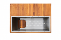 Cold Plunge Tub Designed for Daily Recovery, 304 Stainless Steel Basin, Cedar Cabinet, Touchscreen Controller