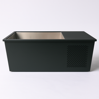 Cold Plunge Tub Engineered for Rapid Cooling, 316L Stainless Steel Basin, Side-Chiller, Whisper-Quiet Operation