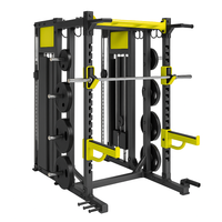 Counterbalanced Smith Machine Engineered for Elite Training, 11-Gauge Steel Frame, Dual Cable Columns, Linear Bearings