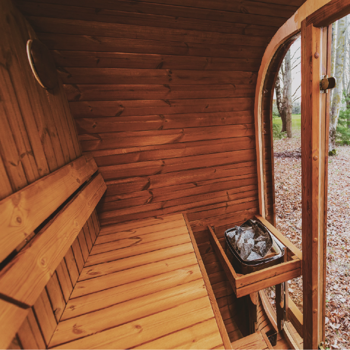 Mande MW16 Sauna ThermoWood Outdoor Sauna - Premium Outdoor Relaxation Experience