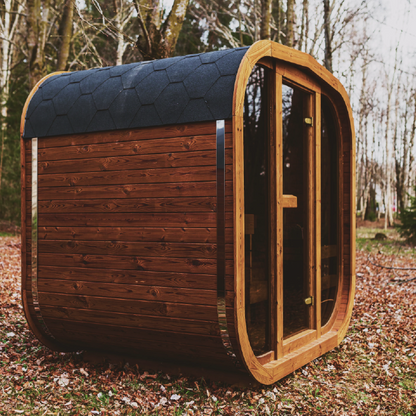 Mande MW16 Sauna ThermoWood Outdoor Sauna - Premium Outdoor Relaxation Experience