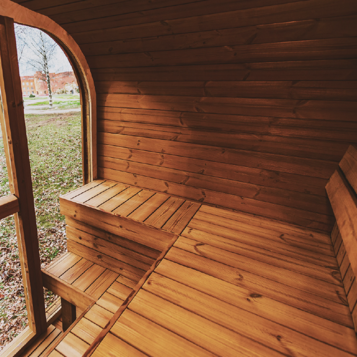 Mande MW16 Sauna ThermoWood Outdoor Sauna - Premium Outdoor Relaxation Experience