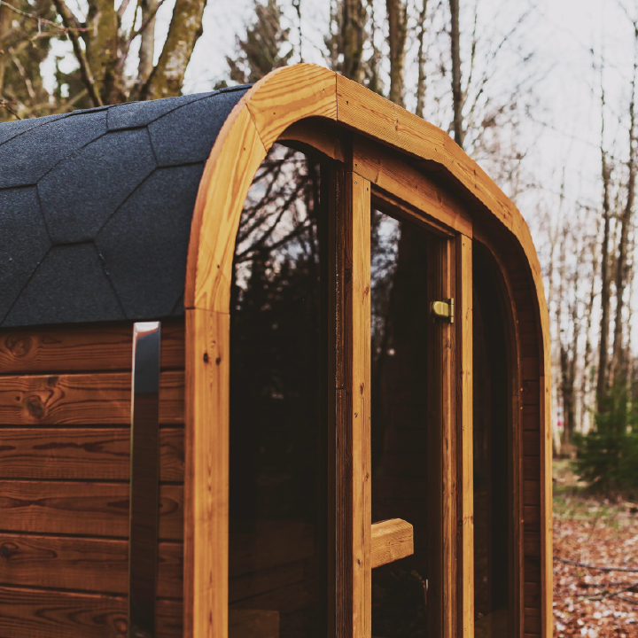 Mande MW20 Outdoor ThermoWood Sauna – Premium Backyard Relaxation by Patio Elegance