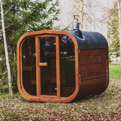 Mande MW16 Sauna ThermoWood Outdoor Sauna - Premium Outdoor Relaxation Experience
