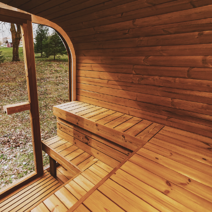 Mande MW16 Sauna ThermoWood Outdoor Sauna - Premium Outdoor Relaxation Experience